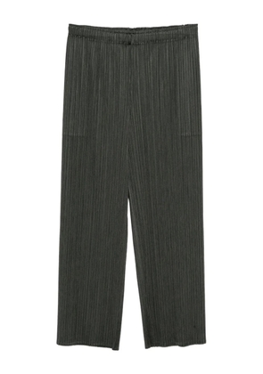 Pleats Please Issey Miyake MC June pleated trousers - Green
