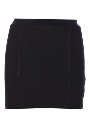 Patrizia Pepe logo-embellished mini skirt - Black