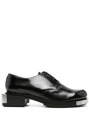 GmbH Nazim engraved-logo derby shoes - Black