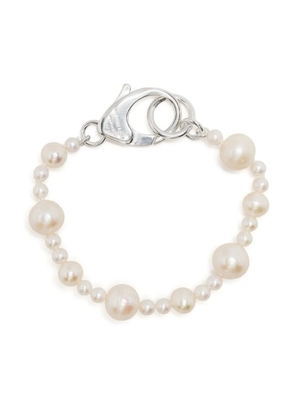 Hatton Labs XL Pebbles pearl bracelet - White
