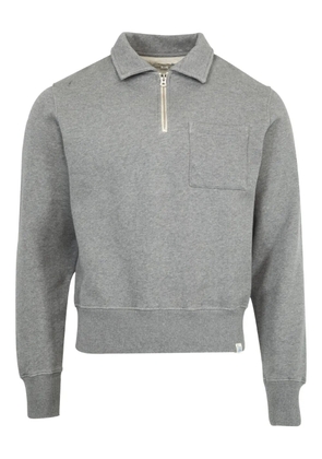 Merz B. Schwanen zip-collar sweatshirt - Grey