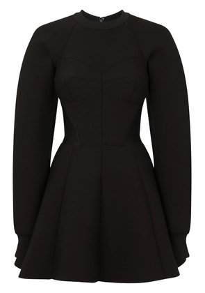 Dolce & Gabbana flared fitted-waistline dress - Black