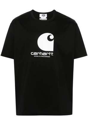 Junya Watanabe MAN x Carhartt logo-print cotton T-shirt - Black