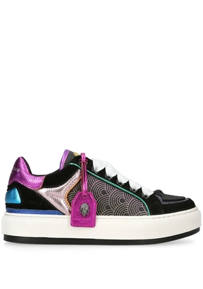 Kurt Geiger London Southbank Tag panelled sneakers - Black