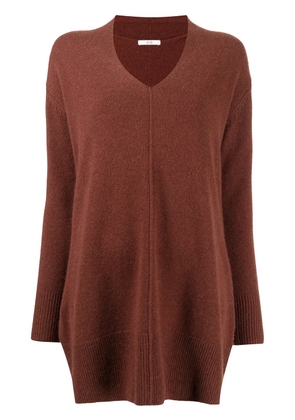 Co V-neck cashmere-knit top - Red