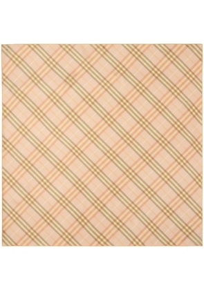 Burberry Check silk scarf - Neutrals