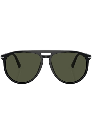 Persol round-frame straight-arm sunglasses - Black