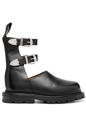 Toga Pulla leather ankle boots - Black
