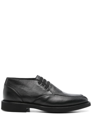 Doucal's leather Derby shoes - Black