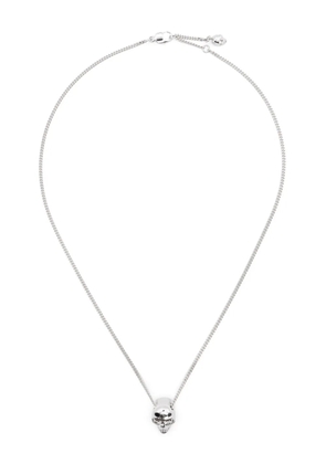 Alexander McQueen skull-pendant necklace - Silver