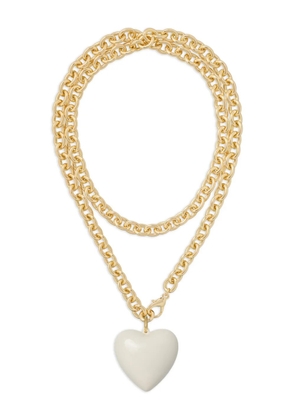 Roxanne Assoulin Big Puffy Heart Charm necklace - Gold