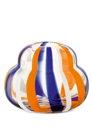 LSA International Folk glass vase (19cm x 25.4cm) - Orange