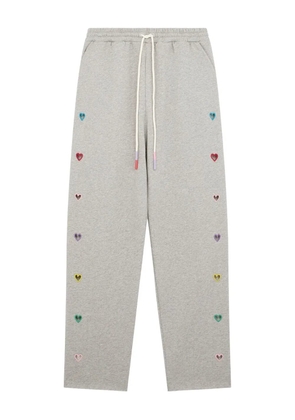 Mira Mikati heart-detail track pants - Grey