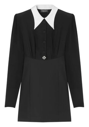Versace pearl-detailing mini dress - Black
