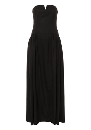 V:PM ATELIER Lilis strapless maxi dress - Black