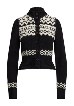 Ralph Lauren Collection fair isle cardigan - Black
