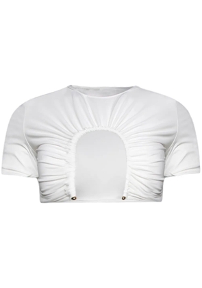 Christopher Esber U-prong short-sleeve T-shirt - White