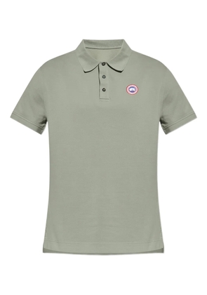 Canada Goose logo-patch polo shirt - Green