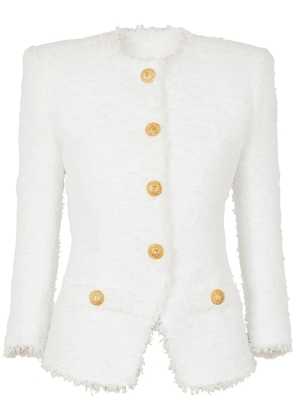 Balmain tweed jacket - White