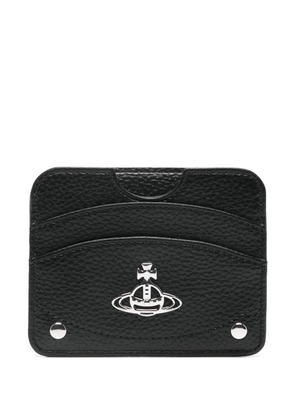 Vivienne Westwood Orb-plaque cardholder - Black