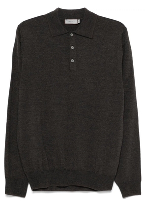 Canali wool polo shirt - Brown