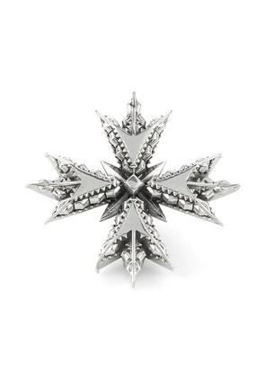 Emanuele Bicocchi crest brooch - Silver