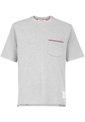Thom Browne patch-pocket T-shirt - Grey