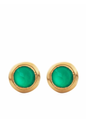 Monica Vinader mini gem stud earrings - Gold