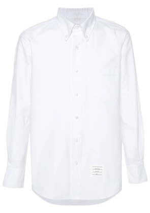 Thom Browne RWB-stripe cotton shirt - White