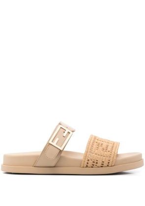 FENDI Feel sandals - Neutrals