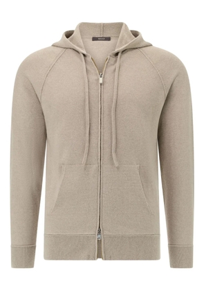 Boggi Milano zip-up hoodie - Neutrals