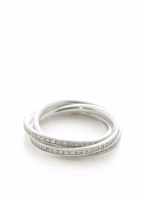 Monica Vinader sterling silver diamond wedding ring