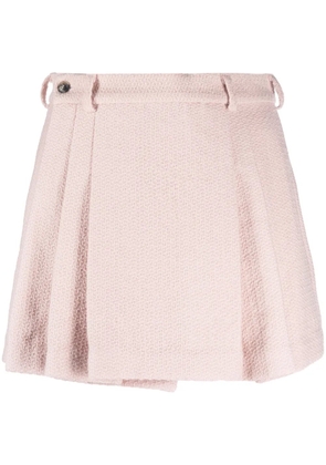 The Mannei Bran high-waisted pleated skirt - Pink