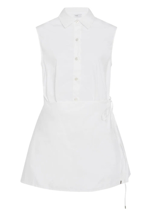 Rosetta Getty sleeveless asymmetric shirt - White