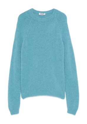 base raglan-sleeve jumper - Blue
