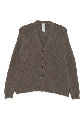 Private 0204 button-front cashmere cardigan - Brown