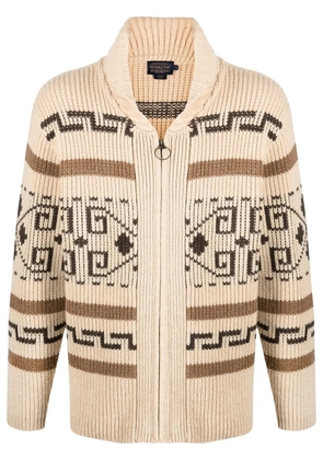 Pendleton Original Westerley ribbed cardigan - Neutrals