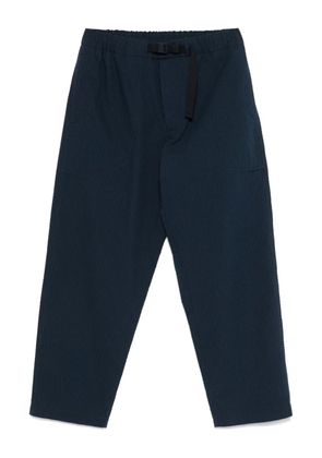 Moncler seersucker trousers - Blue