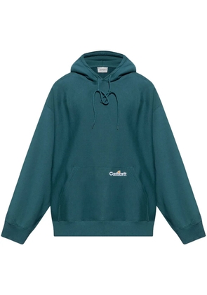 Carhartt WIP logo-embroidered hoodie - Green