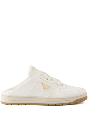 Prada leather sneaker mules - Neutrals