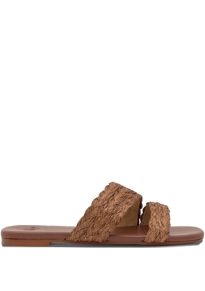Castañer braided-strap slides - Brown