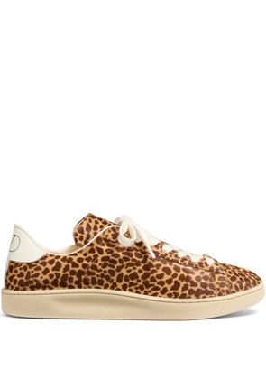 Valentino Garavani Royco calf-hair sneakers - Brown