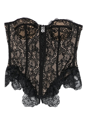 Giuseppe Di Morabito sweetheart-neckline corset top - Black