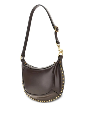 ISABEL MARANT Oskan Moon studded shoulder bag - Brown