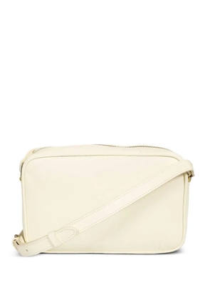 Il Bisonte logo-detail leather shoulder bag - Neutrals