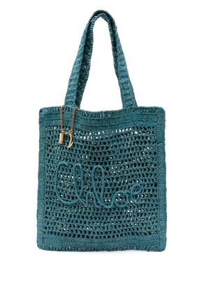 Chloé Summer Banana tote bag - Blue