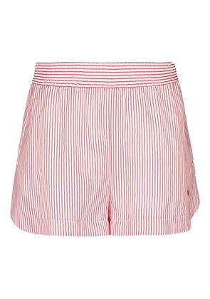 Stella McCartney striped silk shorts - Pink
