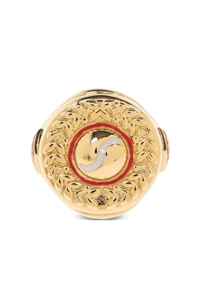 Casablanca Sports Medallion ring - Gold
