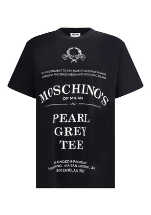 Moschino logo-print T-shirt - Black
