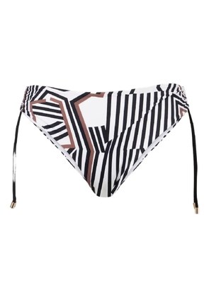 Max Mara Sibilla striped bikini bottoms - White